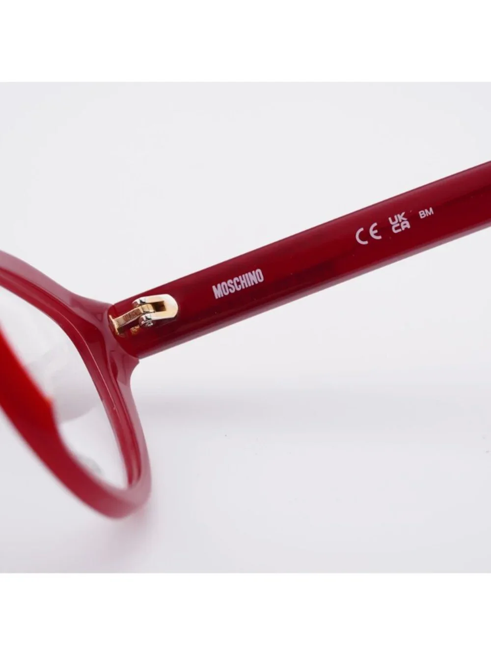 Moschino MOS623 0C9A 00 Eyeglasses Red 52mm Cat Eye Frame